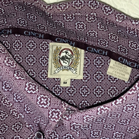 CINCH Men's Modern Fit Button Down Shirt - Picture 6 of 7